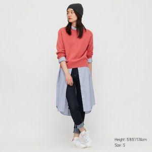 Uniqlo Lambswool Sweater (pink)